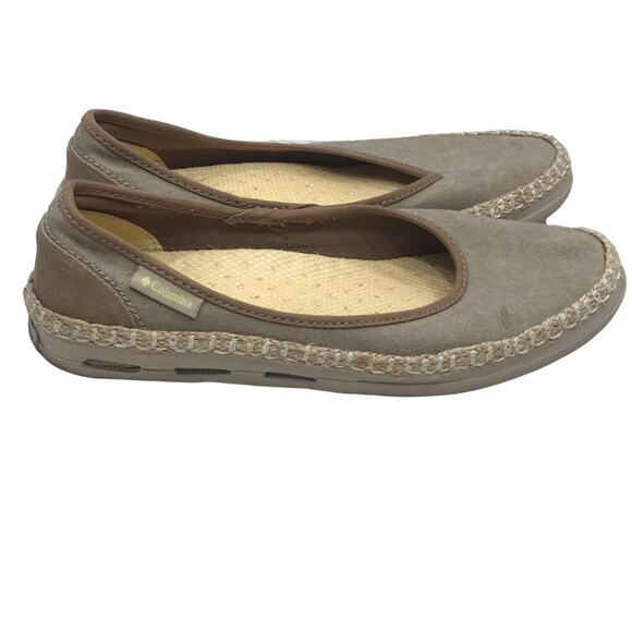 Columbia Vulc N Vent Bettie canvas slip on casual shoes sz 7 - Picture 2 of 6